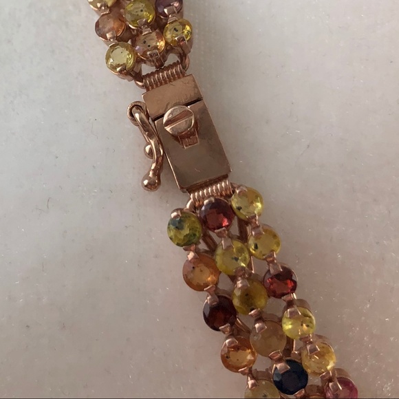 Simrit Collections Fancy Sapphire 351 CTW Choker - Picture 3 of 5